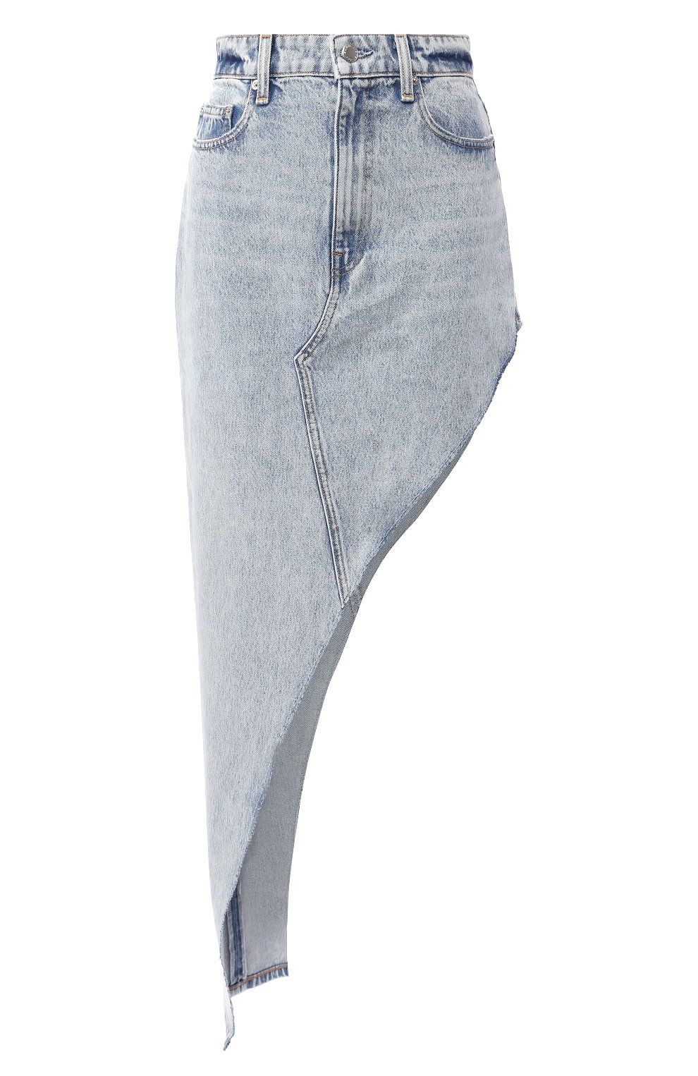 Джинсовая юбка ALEXANDERWANG.T голубого цвета по цене 37150 руб., арт. 4DC1205648, фото 1 Джинсовая юбка ALEXANDERWANG.T, арт. 4DC1205648, фото 1