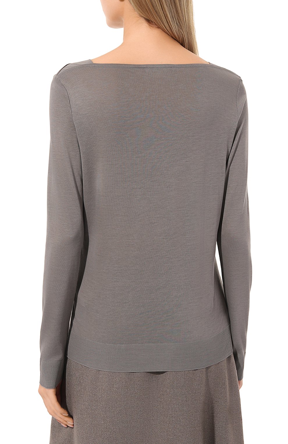 Пуловер WINDSOR серого цвета по цене 19050 руб., арт. 52 DT208/10013248, фото 4 Пуловер WINDSOR, арт. 52 DT208/10013248, фото 4