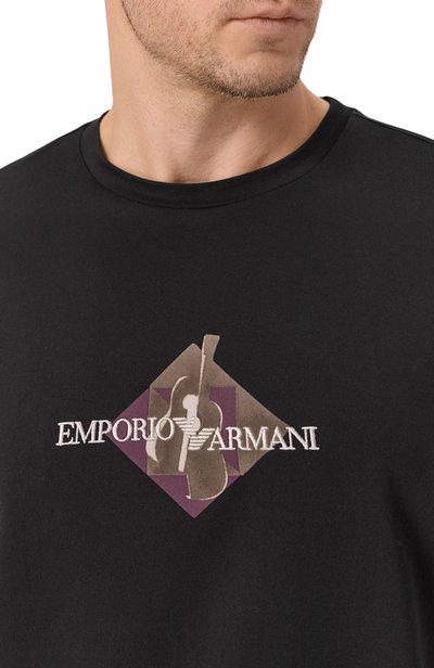 Хлопковая футболка EMPORIO ARMANI, арт. EM006924/AF14795, фото 5