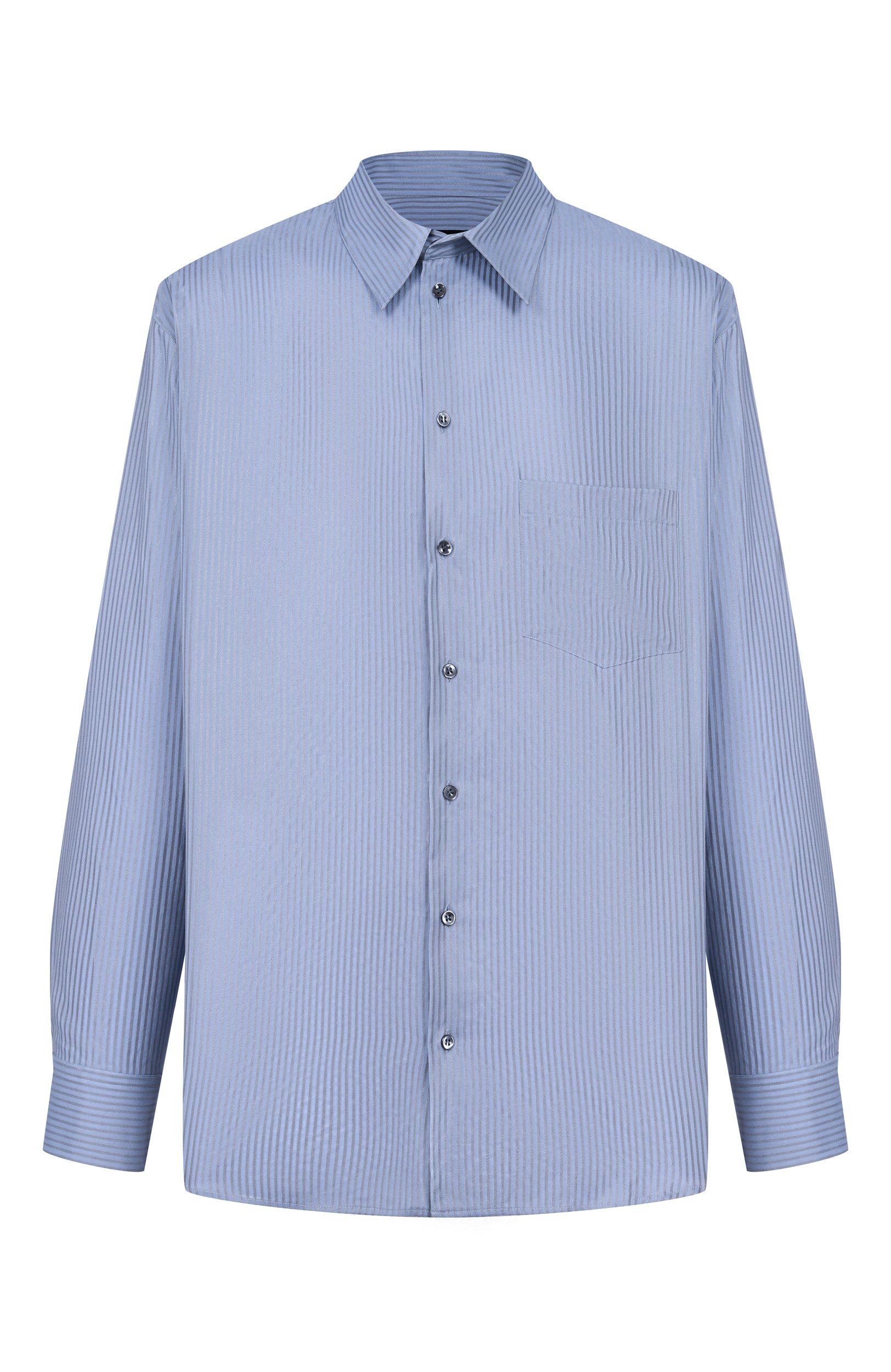 Рубашка из хлопка и шелка GIORGIO ARMANI, арт. GM004059/TE23091, фото 1