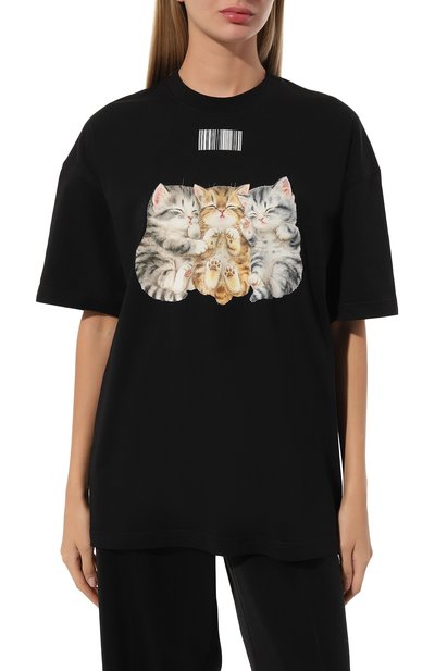 Хлопковая футболка VTMNTS, арт. VL18TR600BS, фото 3