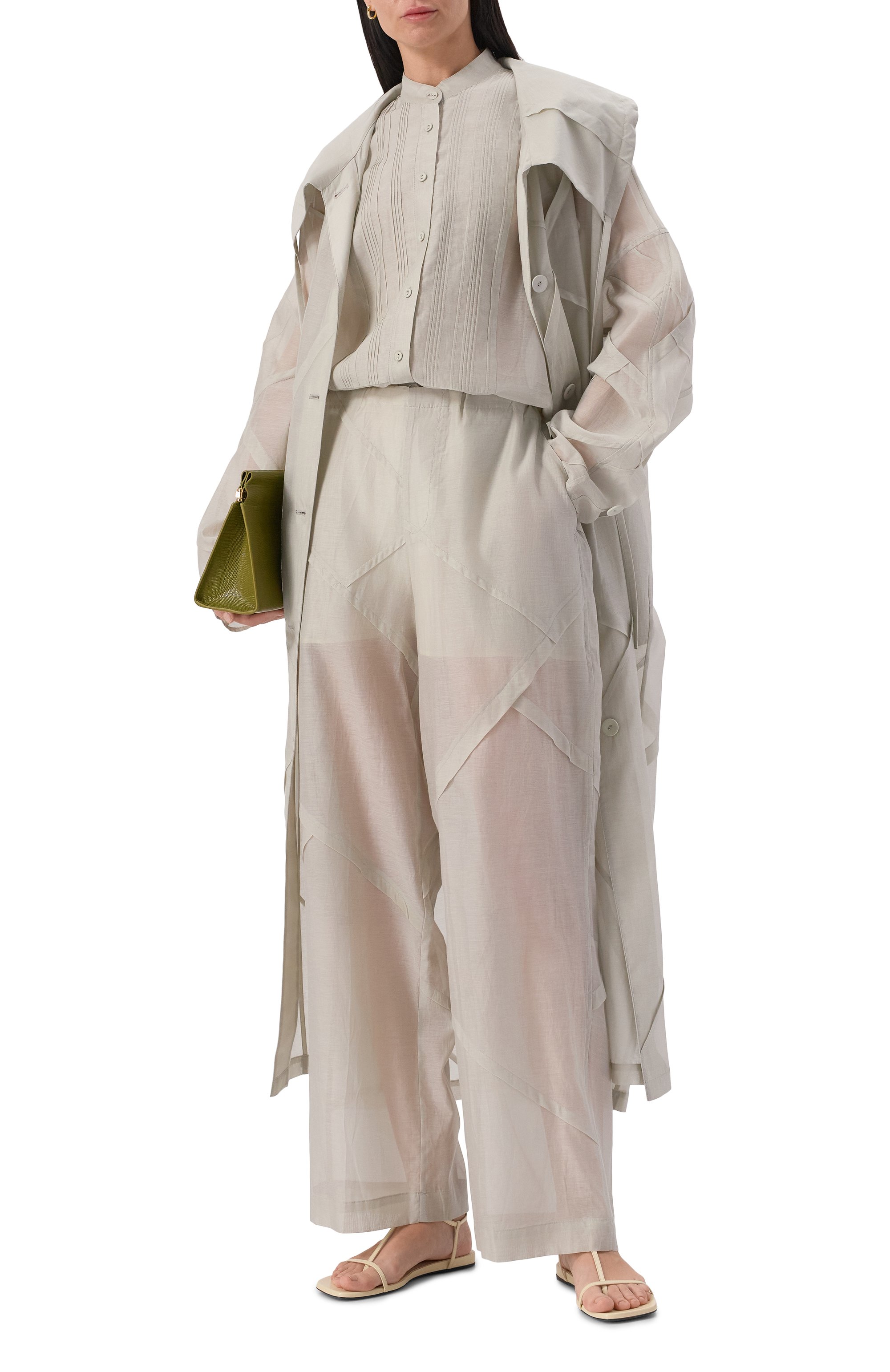 Брюки из хлопка и шелка CO, арт. 5038CSVS-S25, фото 2