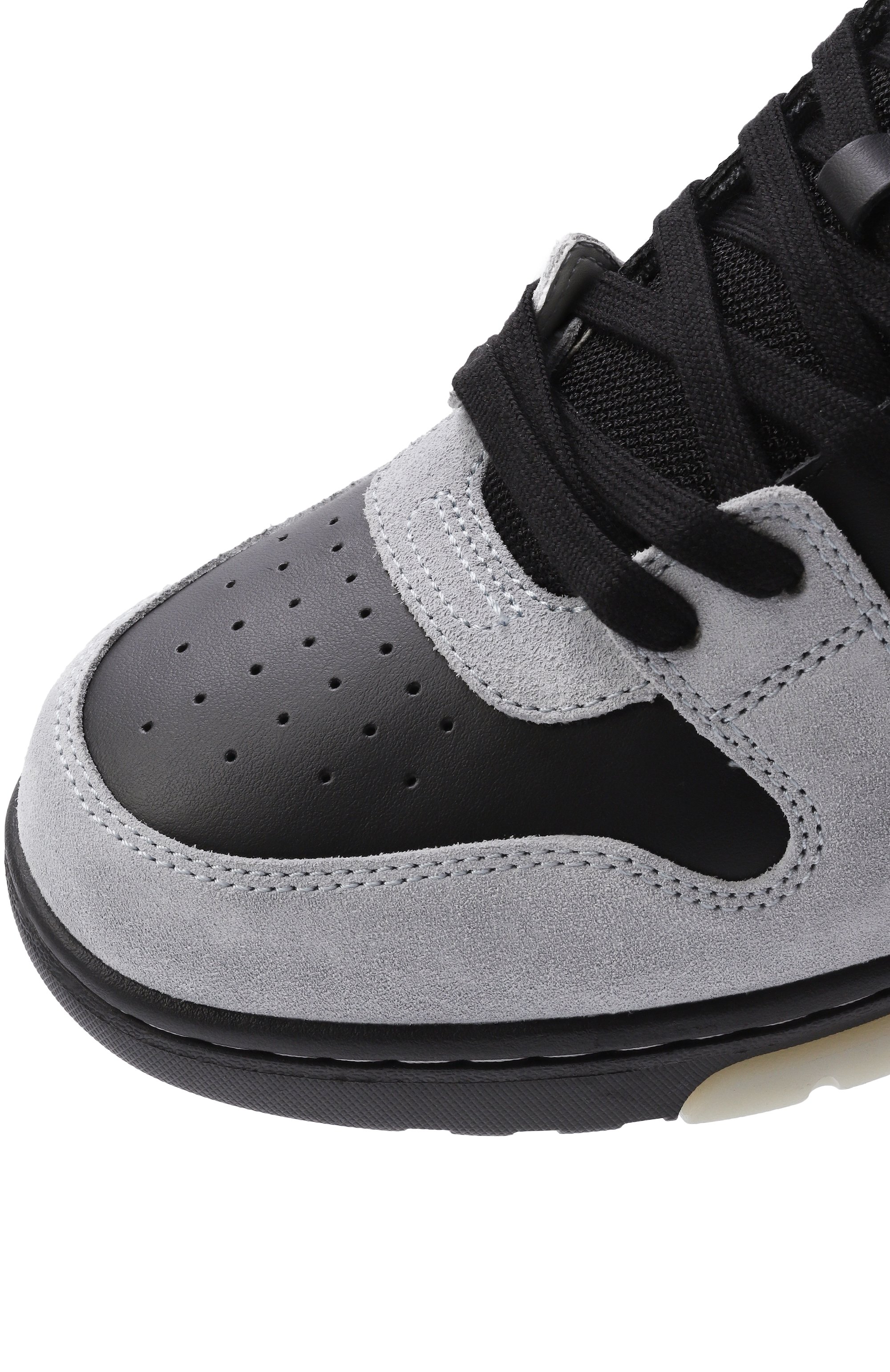 Кожаные кеды out of office OFF-WHITE, арт. 0MIA189S25LEA007, фото 7