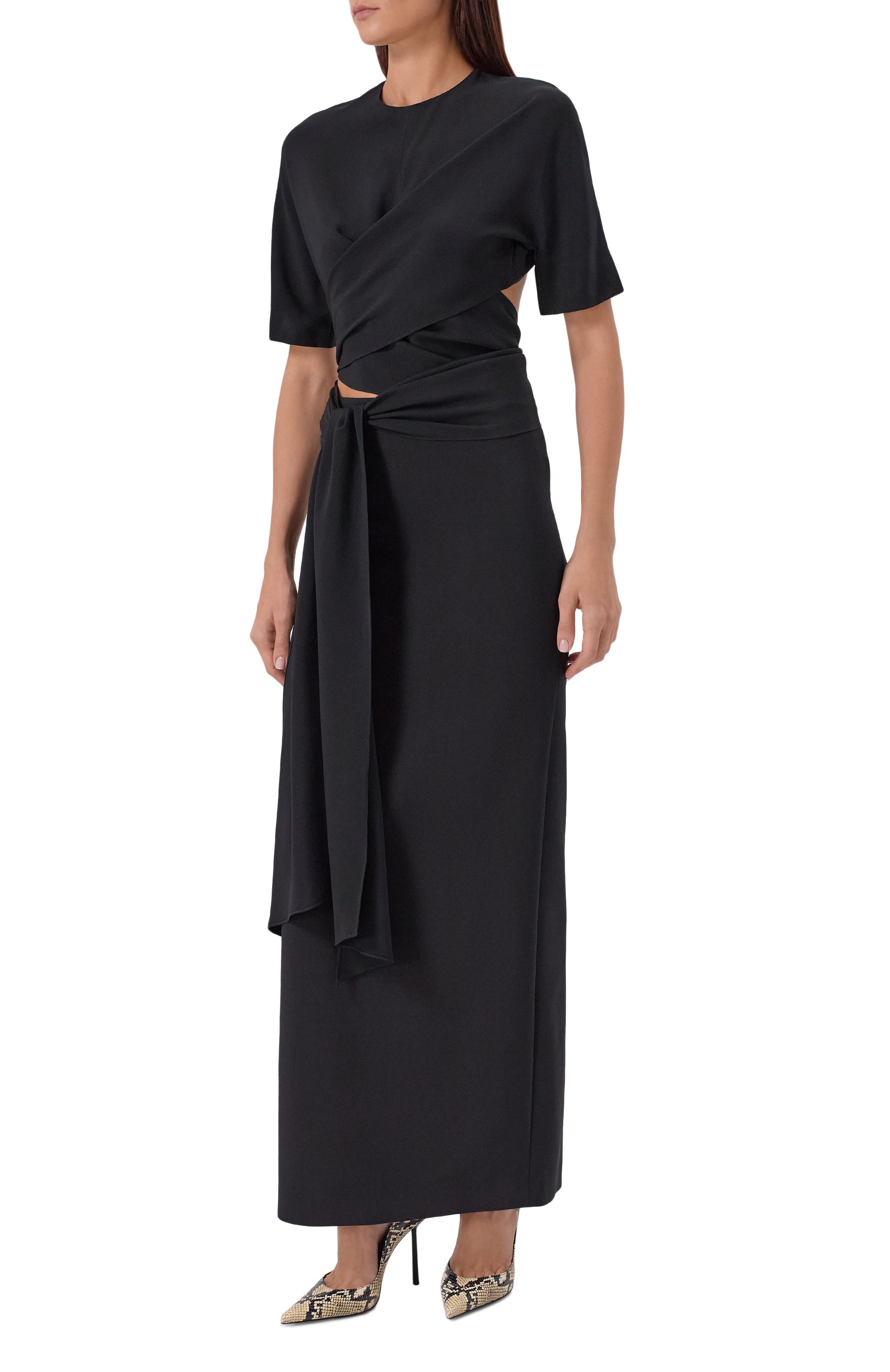 Топ ALAIA черного цвета по цене 215500 руб., арт. AA9H1250W071B, фото 3 Топ ALAIA, арт. AA9H1250W071B, фото 3