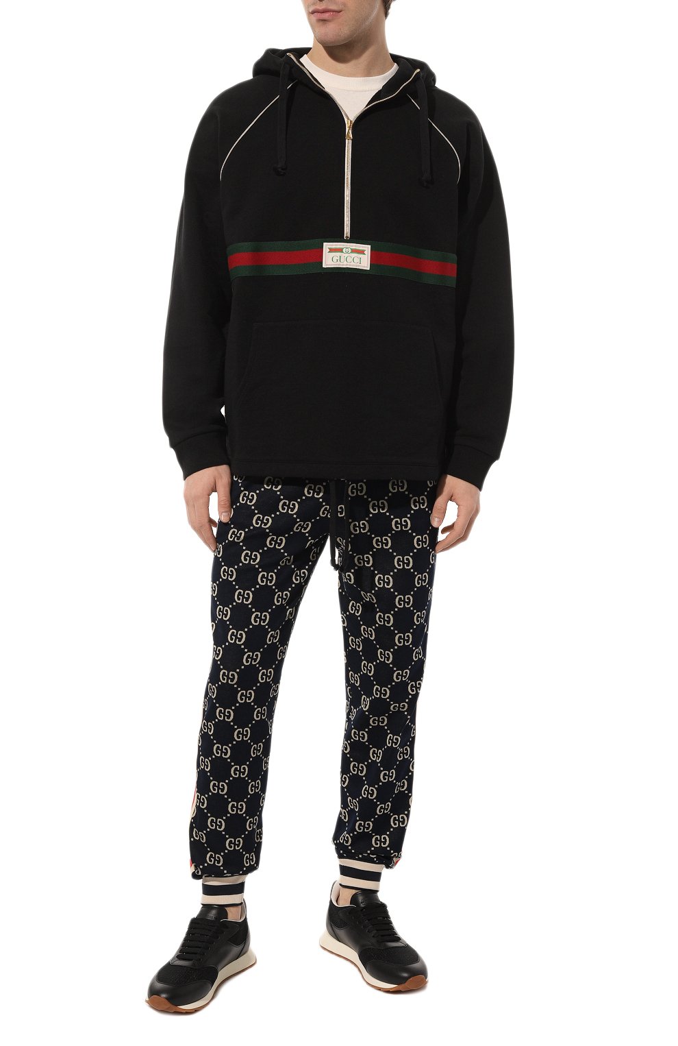 Хлопковые джоггеры GUCCI, арт. 496920 X9V05, фото 2