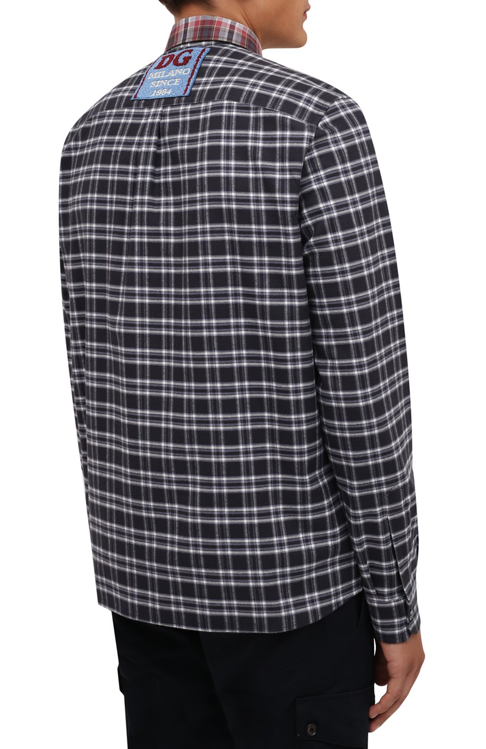 Хлопковая рубашка DOLCE & GABBANA, арт. G5IY3Z/FQ5FG, фото 4