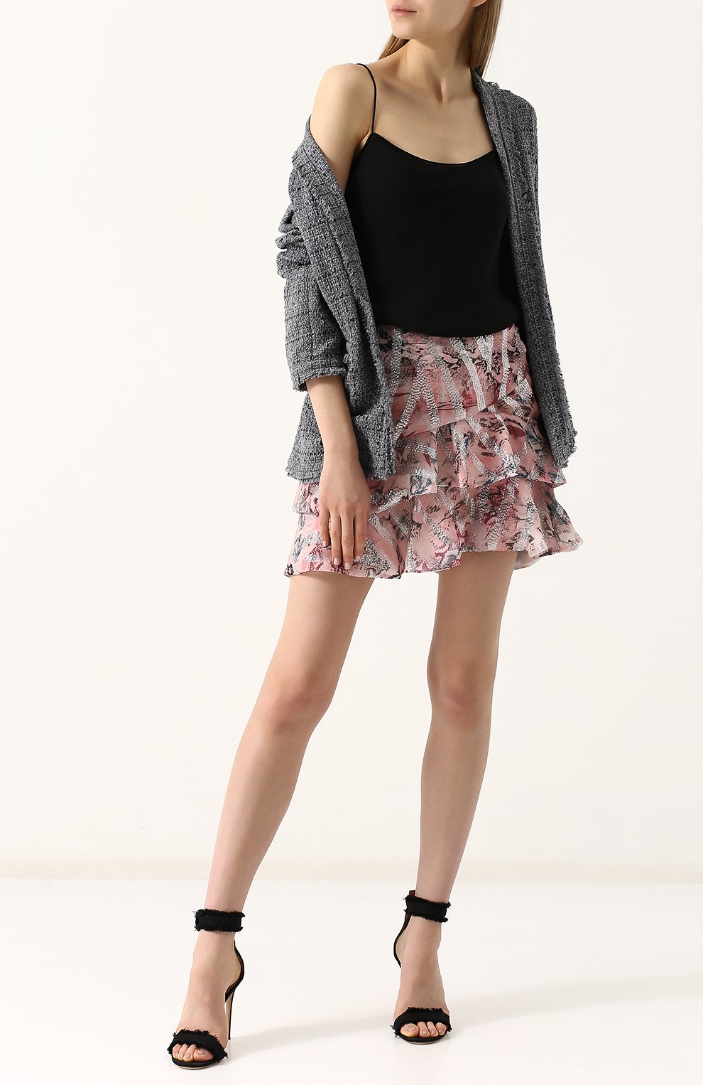 Мини-юбка с оборками и принтом IRO, арт. 18SWM31W0FLASH, фото 2