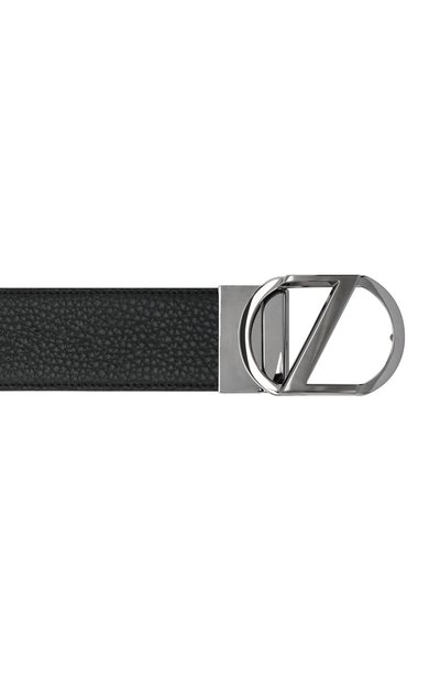 Кожаный ремень ZEGNA черного цвета по цене 38500 руб., арт. B1GR1B/958A, фото 3 Кожаный ремень ZEGNA, арт. B1GR1B/958A, фото 3
