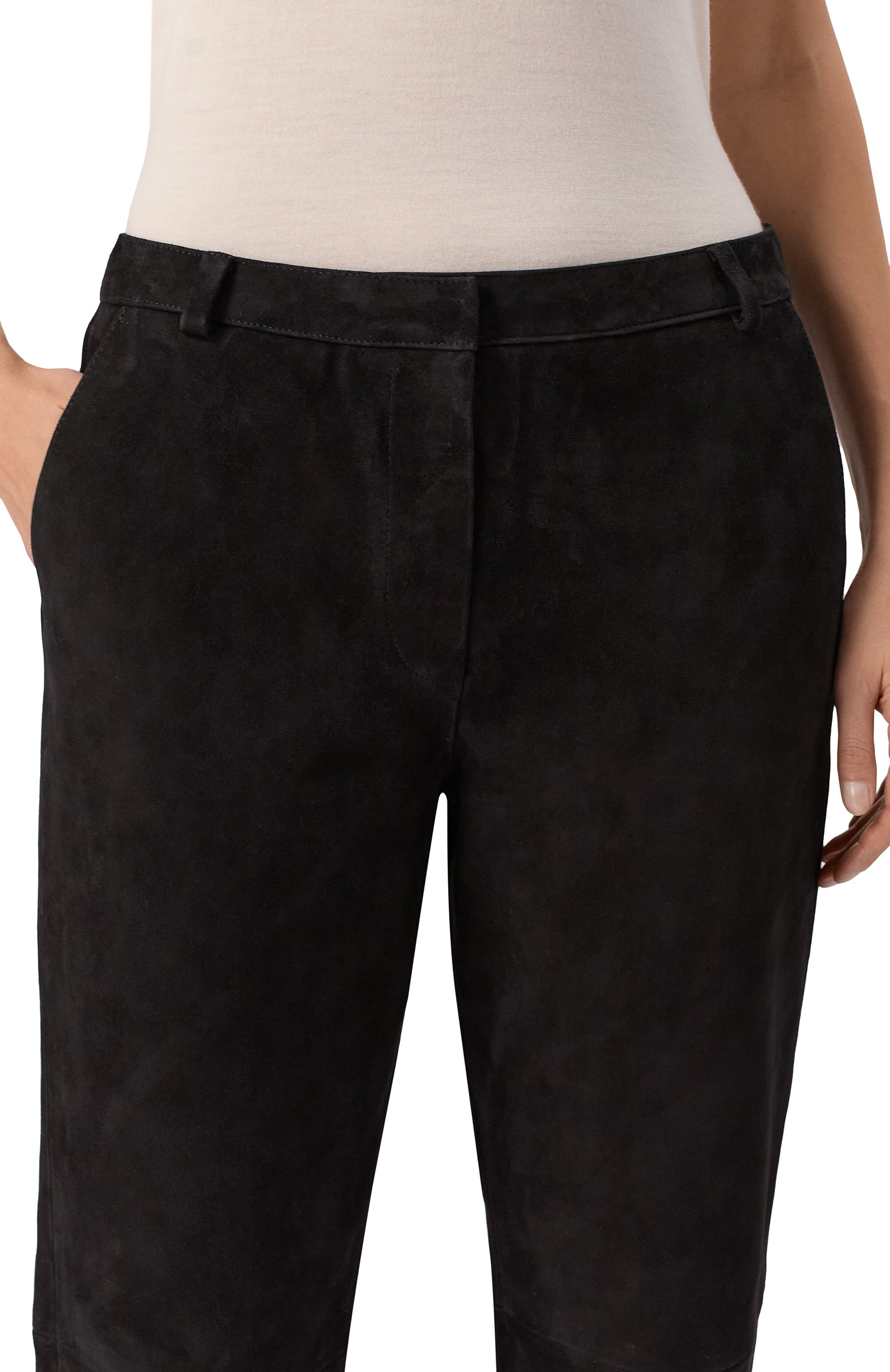 Замшевые брюки 12 STOREEZ, арт. 127841, фото 5