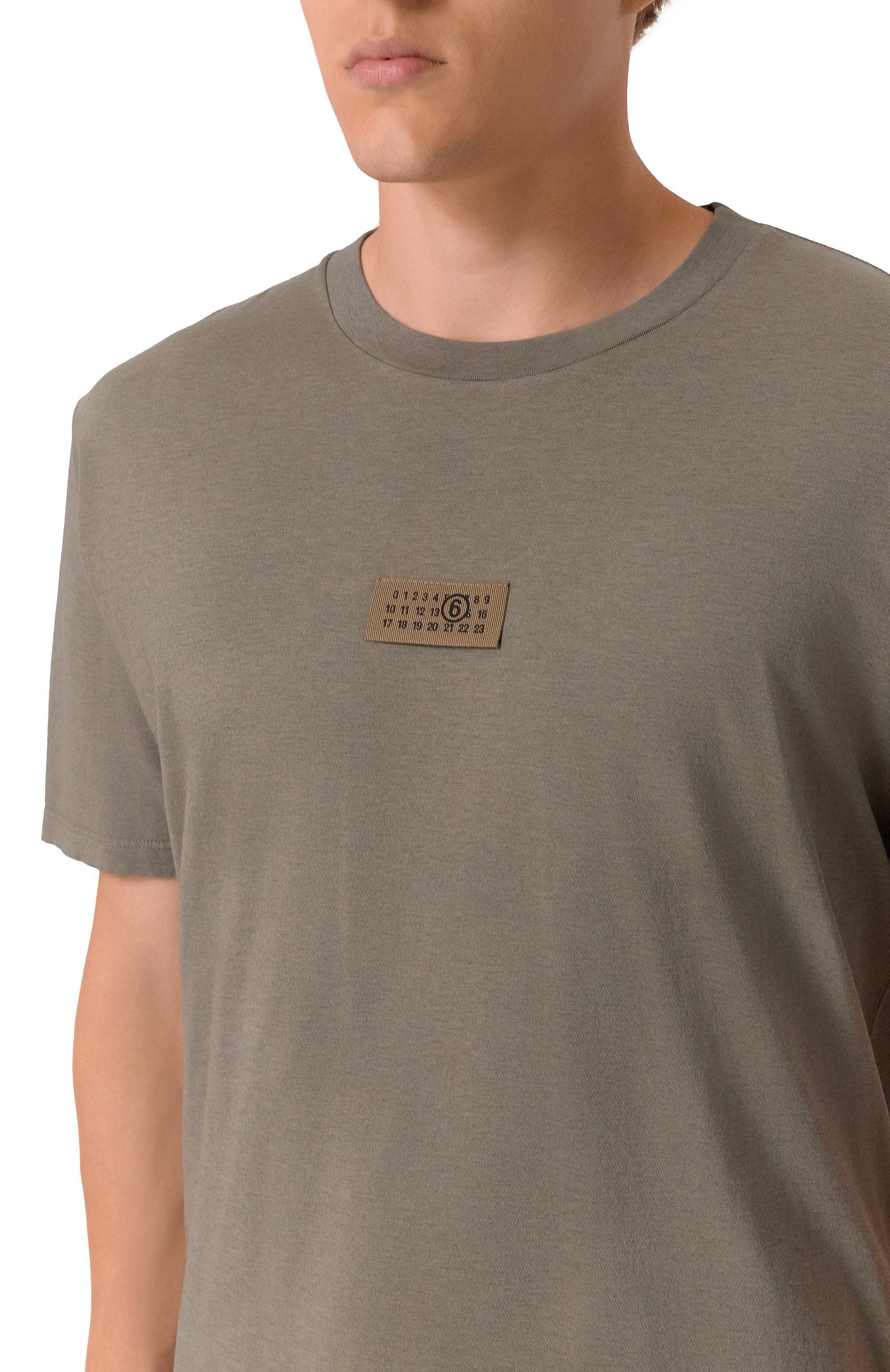 Хлопковая футболка MM6, арт. SH0GC0059/M20048, фото 5