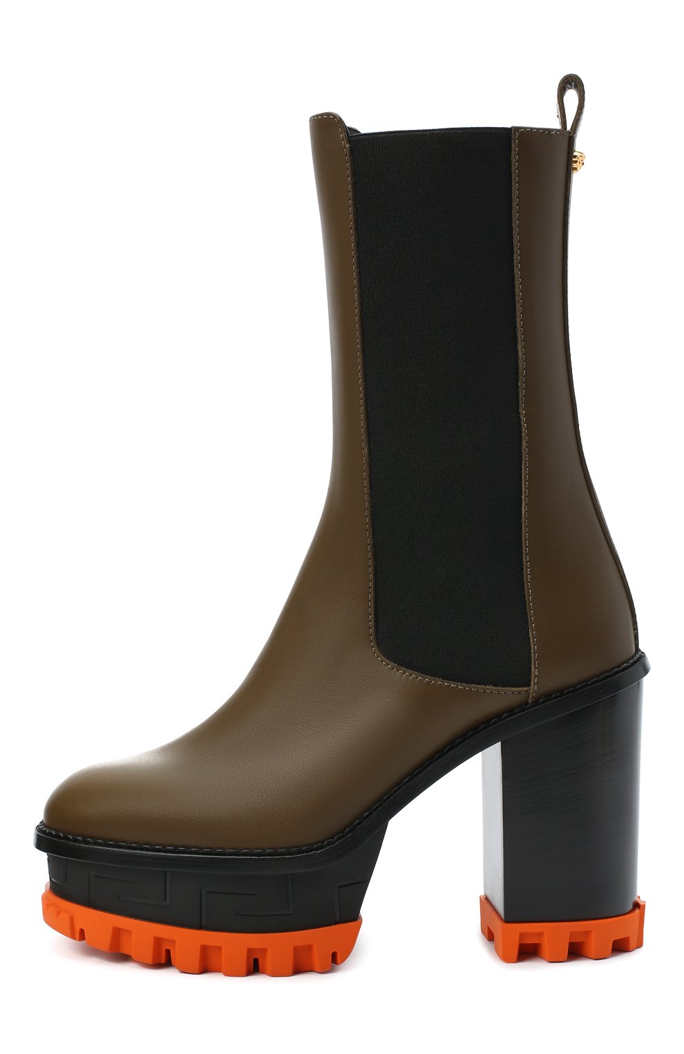 Кожаные ботильоны greca labyrinth VERSACE, арт. DST420Q/DVTA3, фото 3