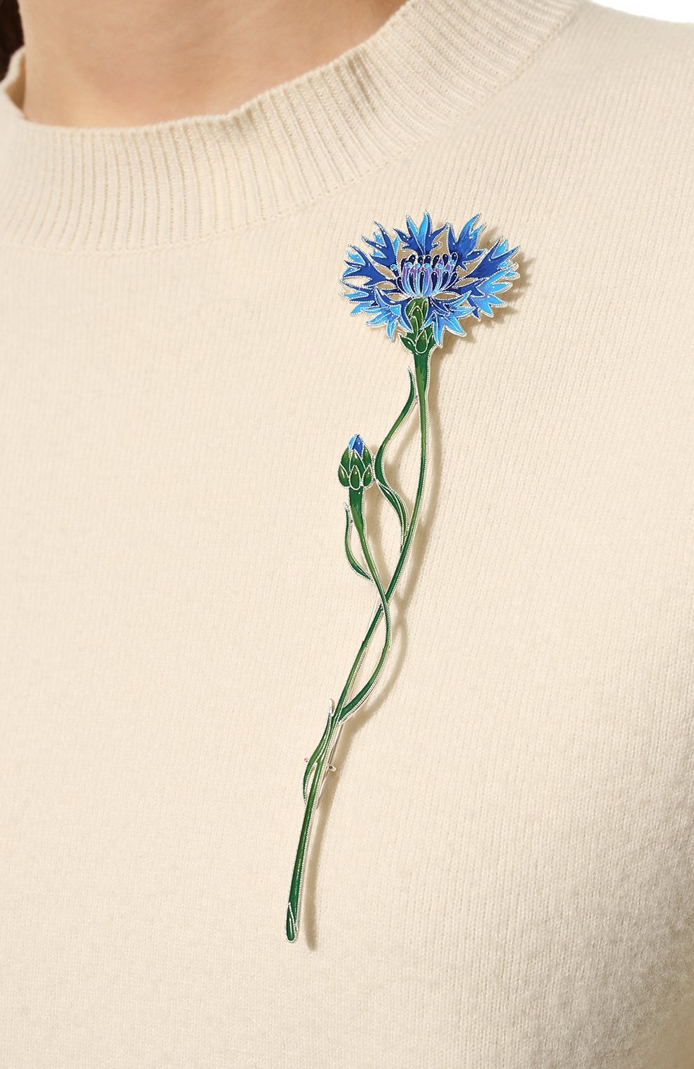 Брошь василёк РУССКИЕ САМОЦВЕТЫ, арт. 41493, фото 2