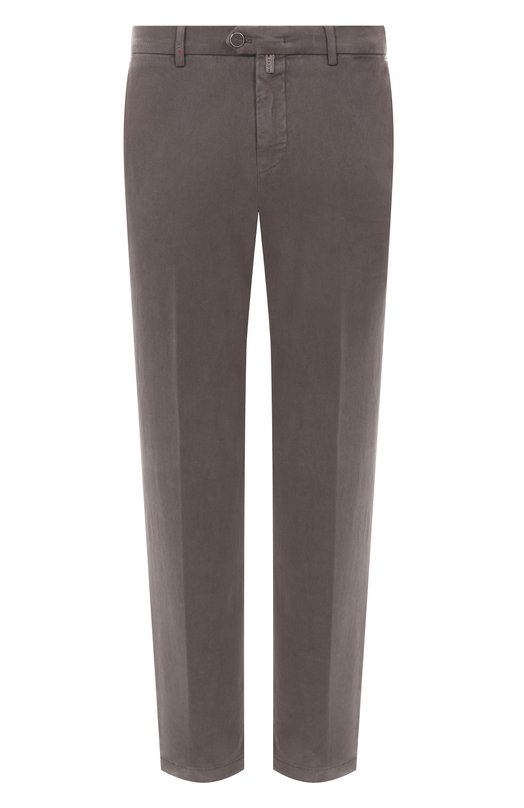 Хлопковые брюки Kiton UFPPERK0100H20 Серый UFPPERK0100H20