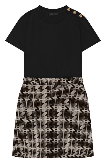 Хлопковое платье BALMAIN, арт. BX1A21