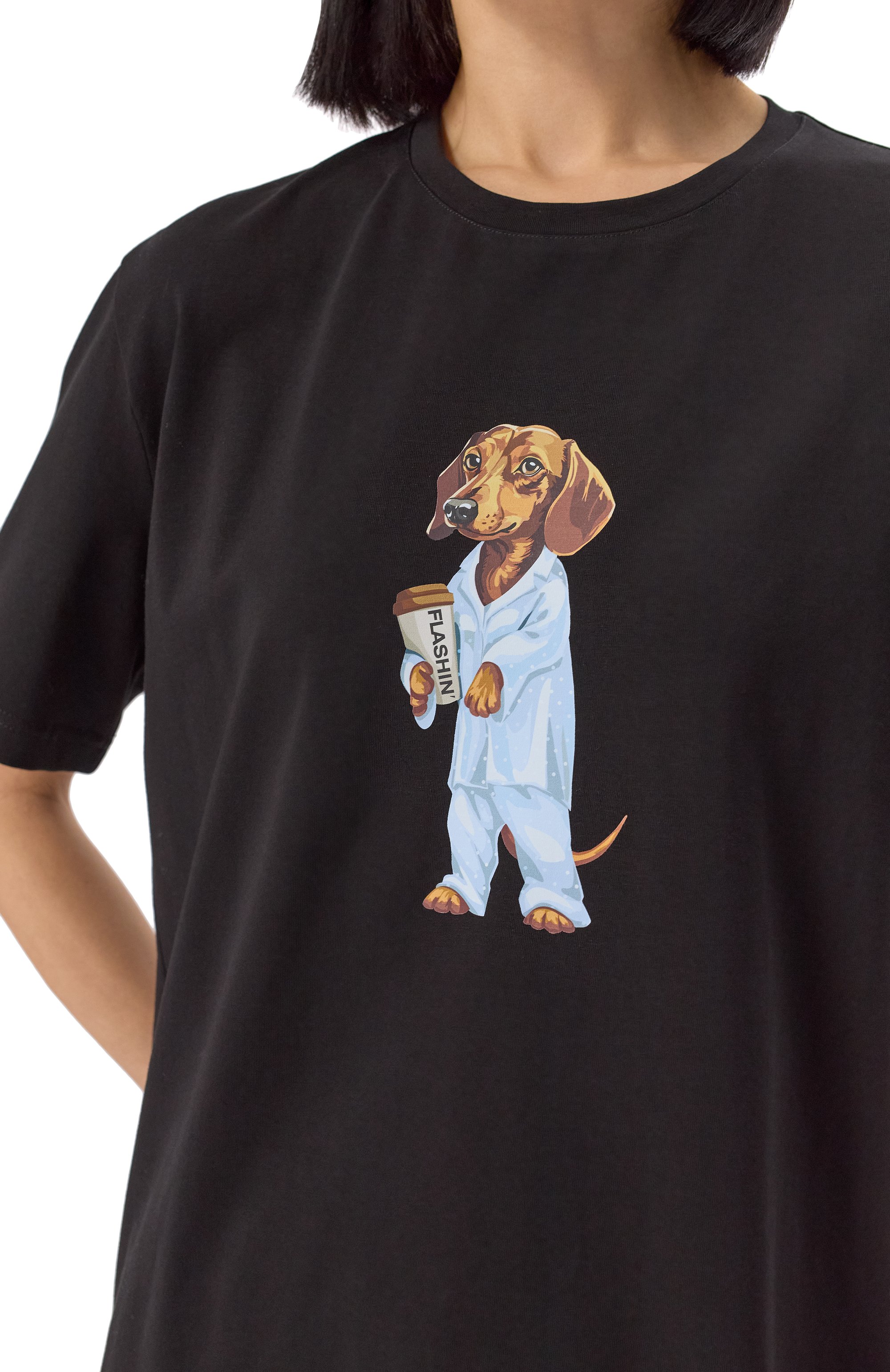 Хлопковая футболка FLASHIN, арт. FS25TBT, фото 5