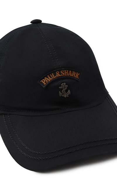 Хлопковая бейсболка PAUL&SHARK темно-синего цвета по цене 16000 руб., арт. C0P720, фото 3 Хлопковая бейсболка PAUL&SHARK, арт. C0P720, фото 3