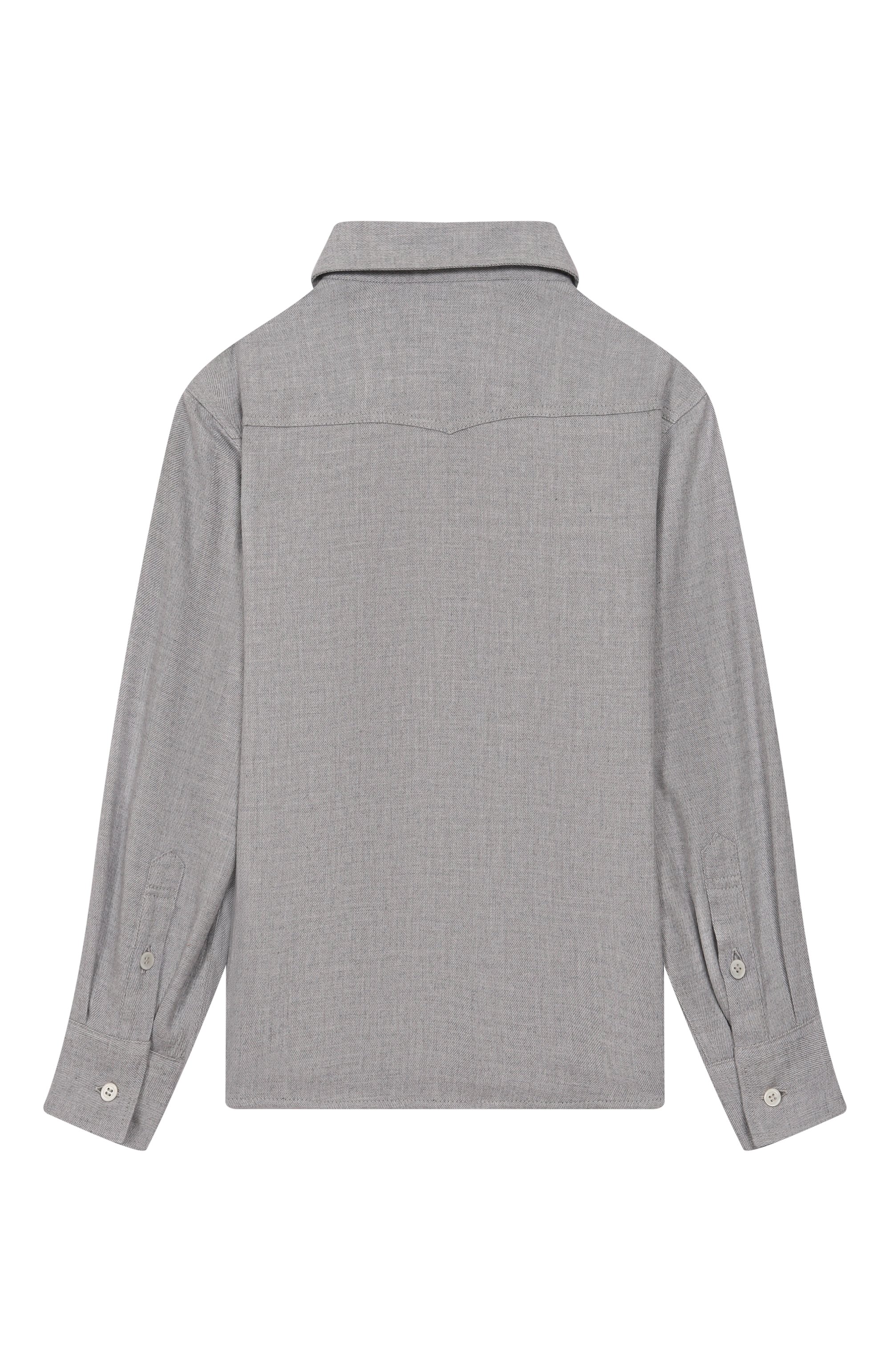 Рубашка из хлопка и лиоцелла BRUNELLO CUCINELLI, арт. BY637C360B, фото 2