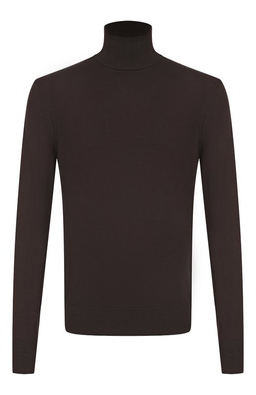 Шерстяная водолазка Dolce & Gabbana GXW05T/JCVZS Коричневый GXW05T/JCVZS