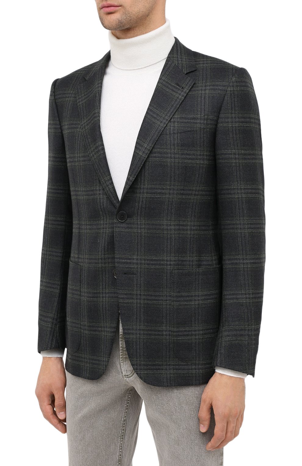 Пиджак из шерсти и шелка ZEGNA, арт. 859500/122520, фото 4
