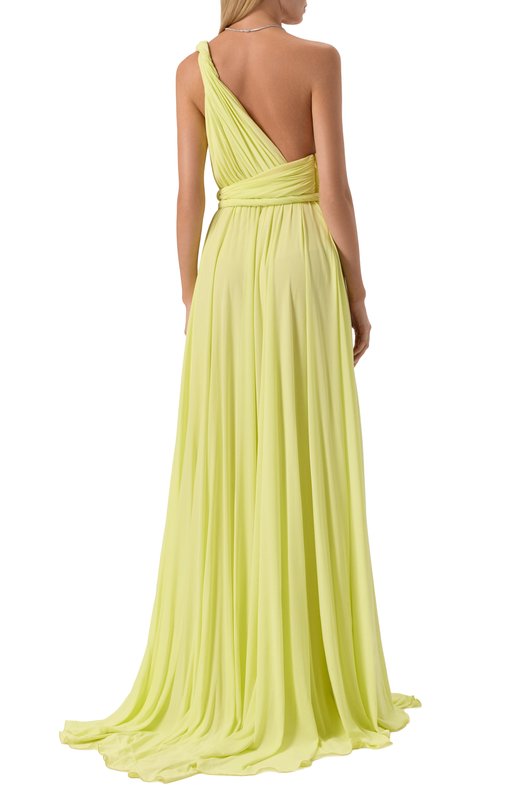 Платье из вискозы Giambattista Valli 25SSSVTE5143/92JER Жёлтый  25SSSVTE5143/92JER Фото 4
