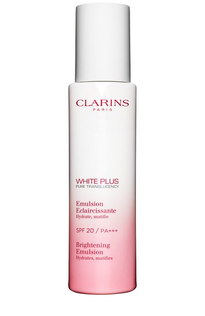 Женское матирующая эмульсия, осветляющая тон кожи white plus spf 20 (75ml) CLARINS, арт. 80018443