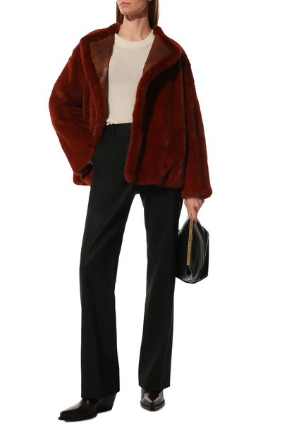 Двусторонняя шуба из меха норки TOM FORD, арт. CSF564/FUX018, фото 2