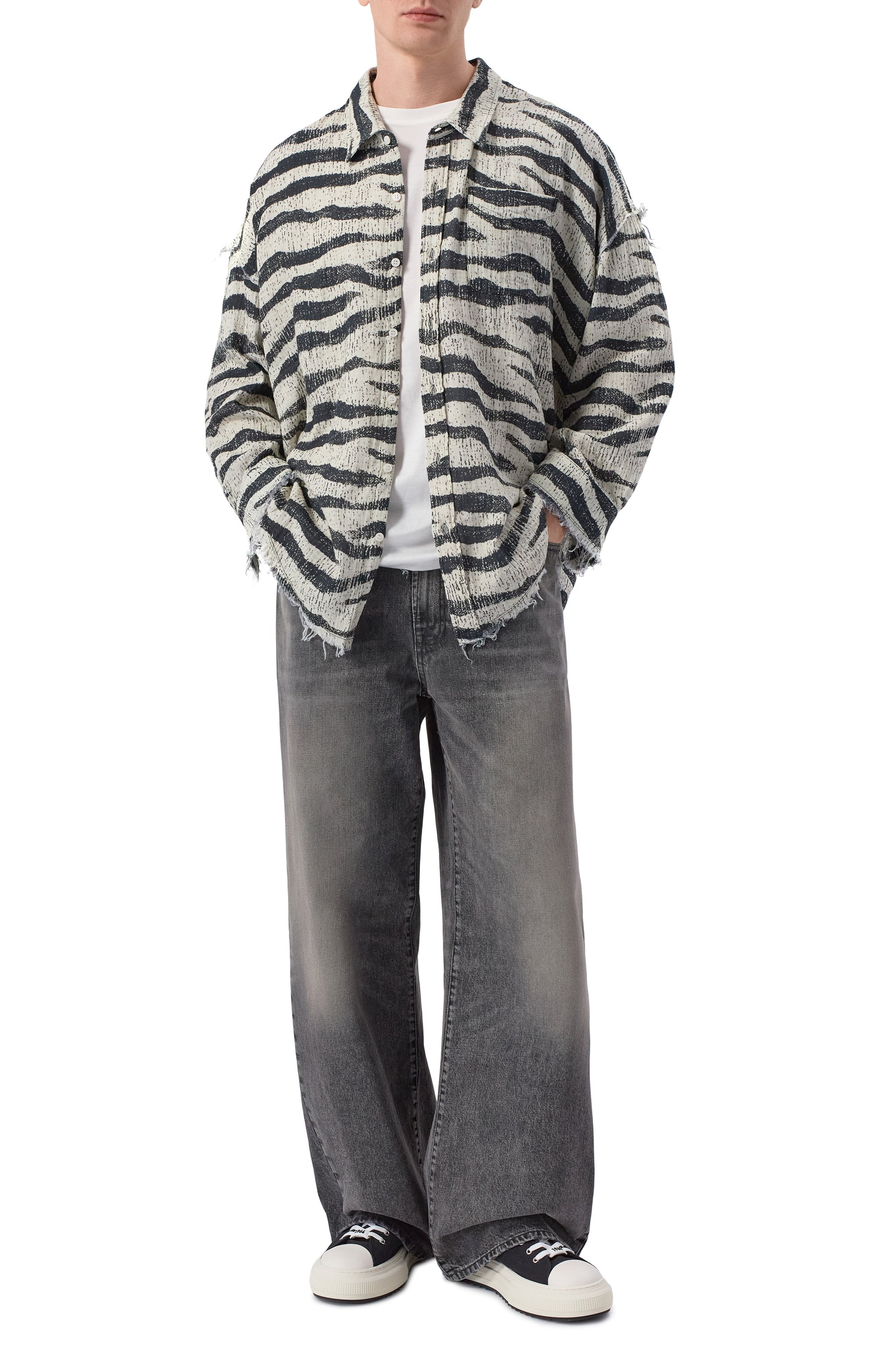 Хлопковая рубашка R13, арт. R13WR075-R661B, фото 2