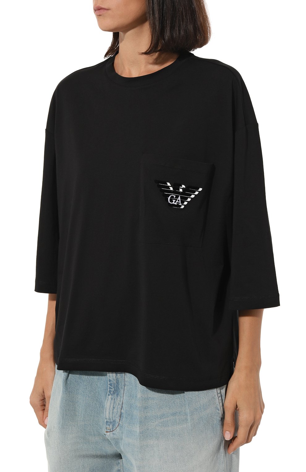 Хлопковая футболка EMPORIO ARMANI, арт. 6R2T7F/2JFNZ, фото 3