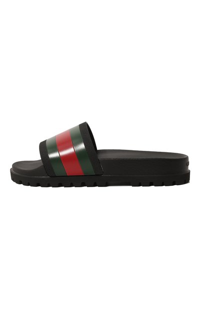 Шлепанцы GUCCI черного цвета по цене 54150 руб., арт. 429469 GIB10, фото 4 Шлепанцы GUCCI, арт. 429469 GIB10, фото 4