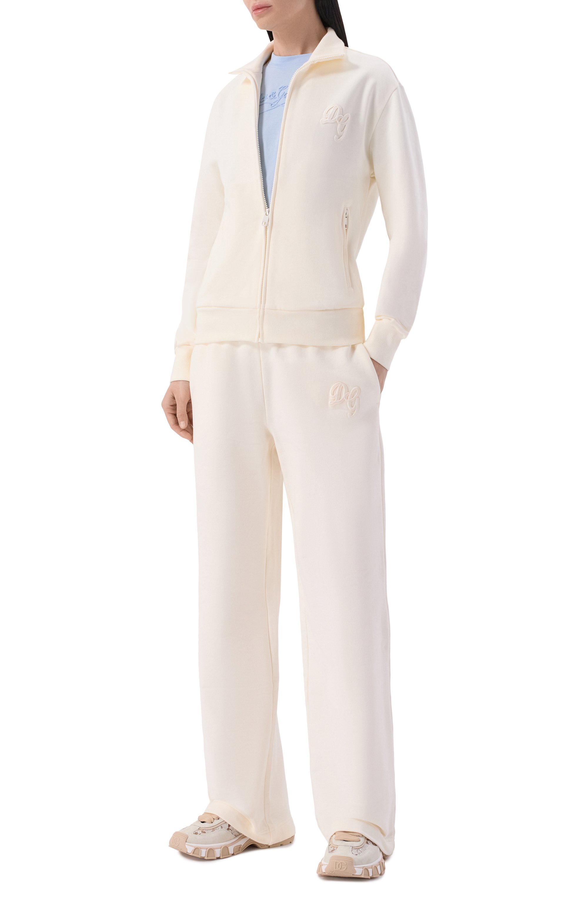 Хлопковые брюки DOLCE & GABBANA, арт. FTCYYZ/GDDQN, фото 2