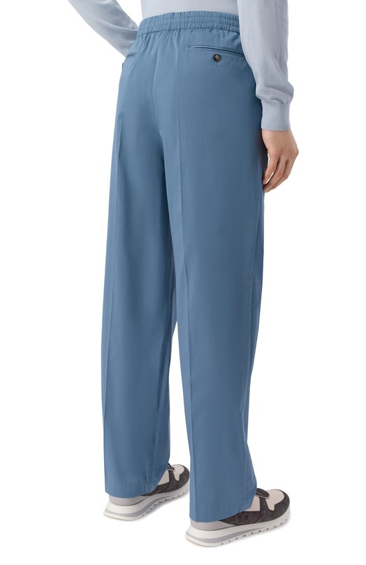 Хлопковые брюки 12 STOREEZ 135918 Синий  135918 Фото 4