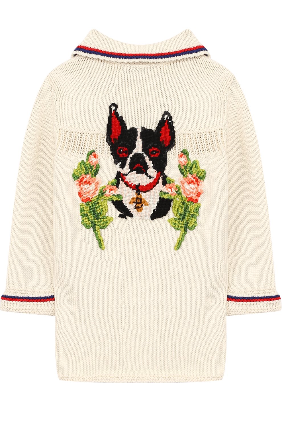 Двубортный шерстяной кардиган с вышивкой GUCCI, арт. 503233/X3L78, фото 2