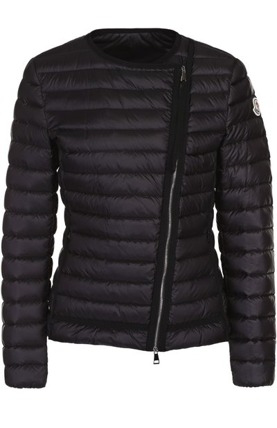 Женский стеганый приталенный пуховик с косой молнией MONCLER, арт. C1-093-45904-99-53048