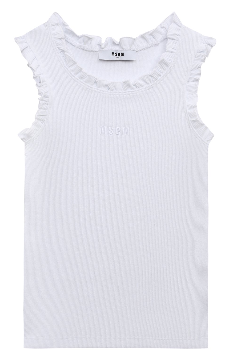 Хлопковая майка MSGM KIDS, арт. S4MSJGTA081, фото 1