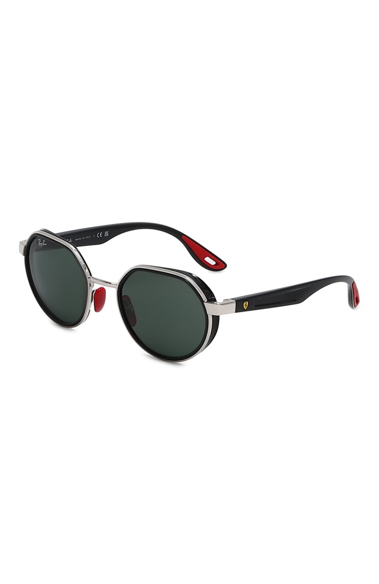 Женские солнцезащитные очки RAY-BAN черного цвета, арт. 3703M-F00771 | Фото 1 (Региональные ограничения белый список (Axapta Mercury): Не проставлено; Нос: Не проставлено; Тип очков: С/з; Кросс-КТ: С/з-унисекс; Материал: Пластик, Металл; Очки форма: Круглые; Оптика Гендер: оптика-унисекс)