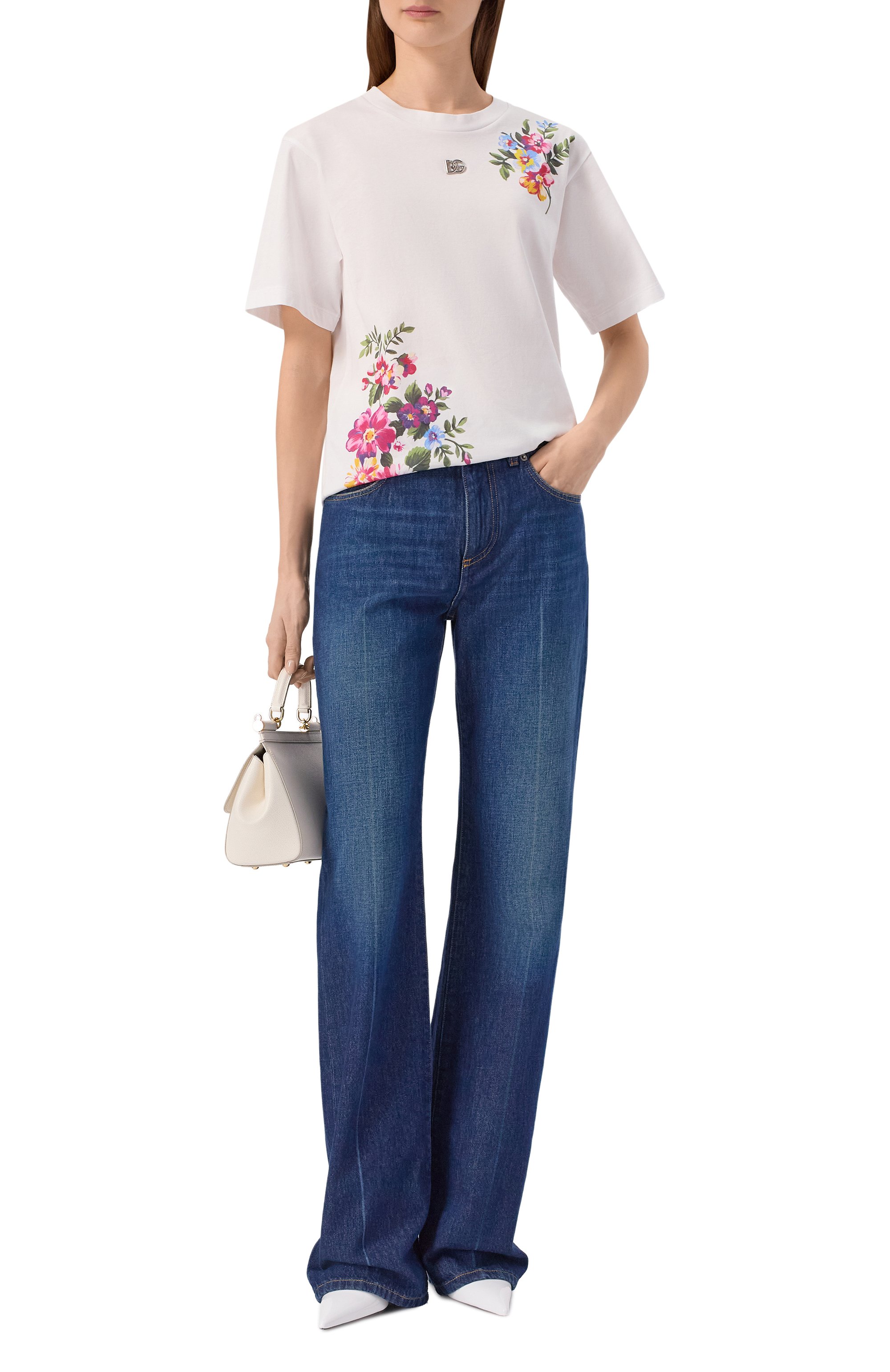 Хлопковая футболка DOLCE & GABBANA, арт. F8U04T/GDDQ0, фото 2