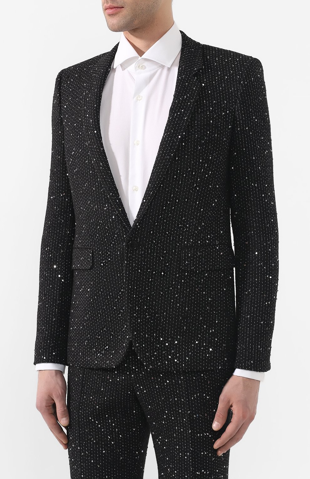 Пиджак с пайетками SAINT LAURENT, арт. 600331/Y1A03, фото 3