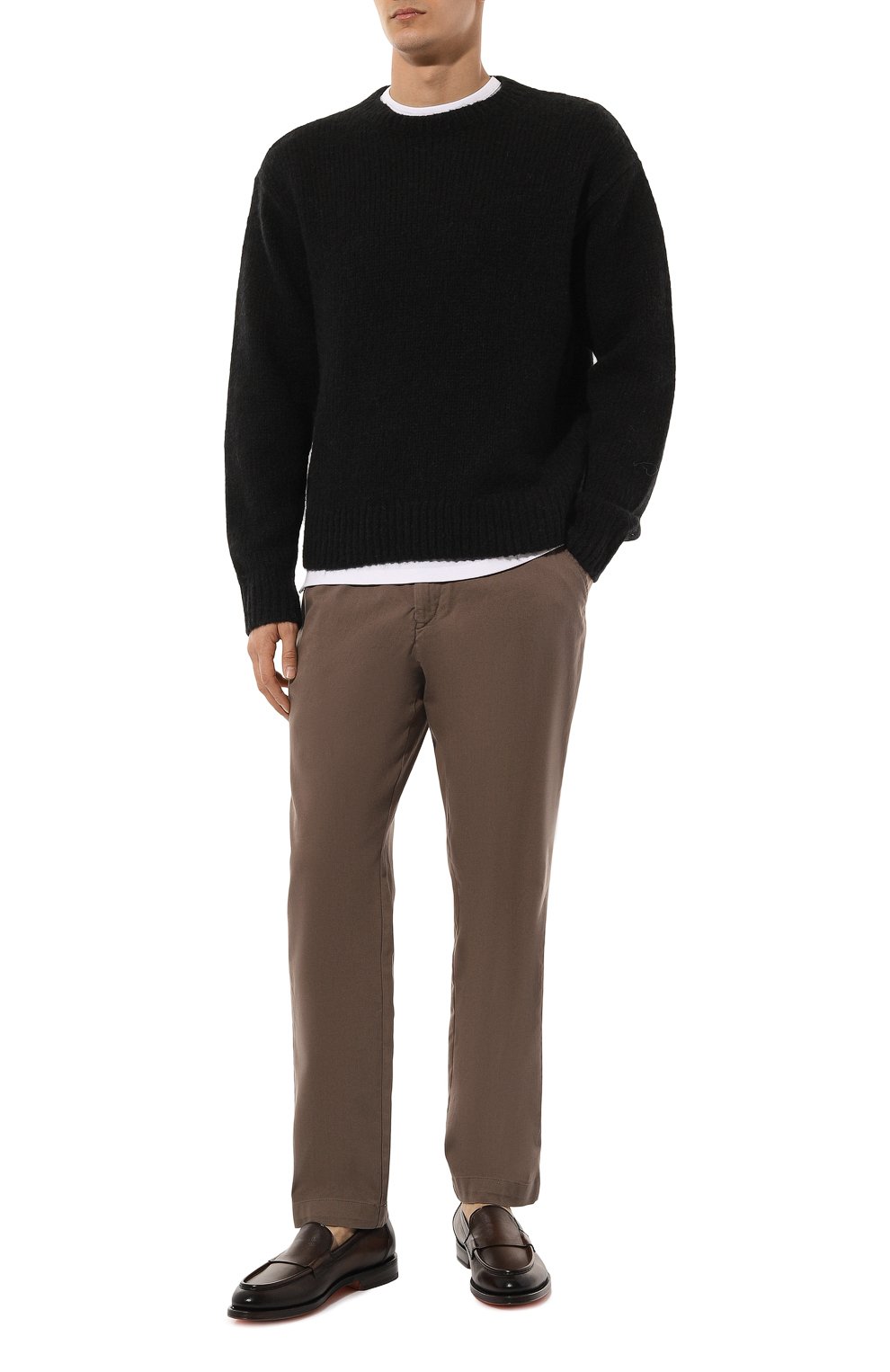 Кожаные лоферы SANTONI, арт. MCCG18357PD5SSG6, фото 2