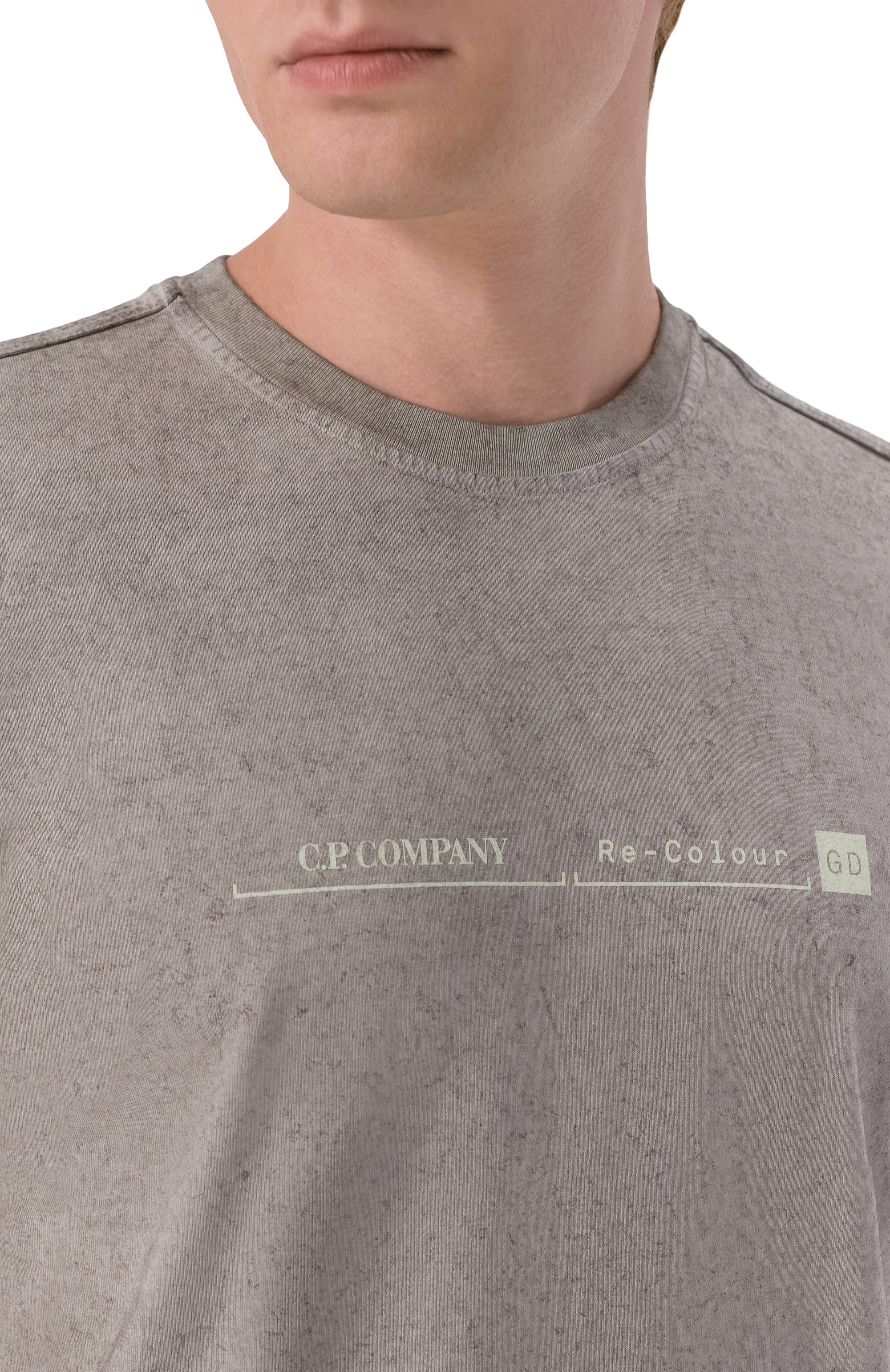 Хлопковая футболка C.P. COMPANY, арт. 21CMTS178A/110774S, фото 5