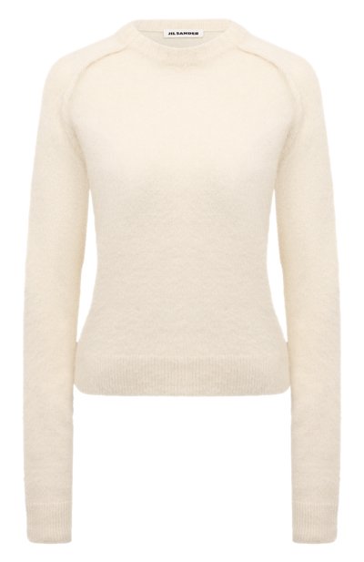 Женский свитер из шерсти и шелка JIL SANDER, арт. J02GP0185/J14727