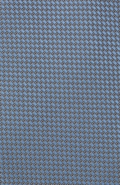 Шелковый галстук ZEGNA голубого цвета по цене 19950 руб., арт. Z3D02T/1XW, фото 4 Шелковый галстук ZEGNA, арт. Z3D02T/1XW, фото 4