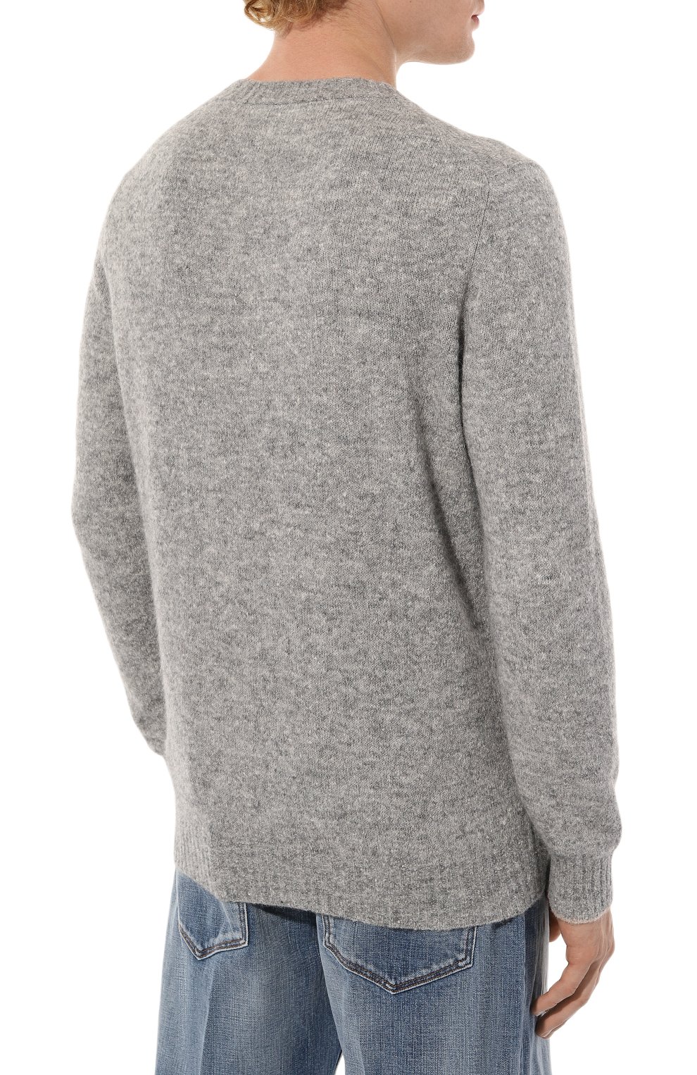 Свитер из шерсти и хлопка BRUNELLO CUCINELLI, арт. MS070B2214, фото 4