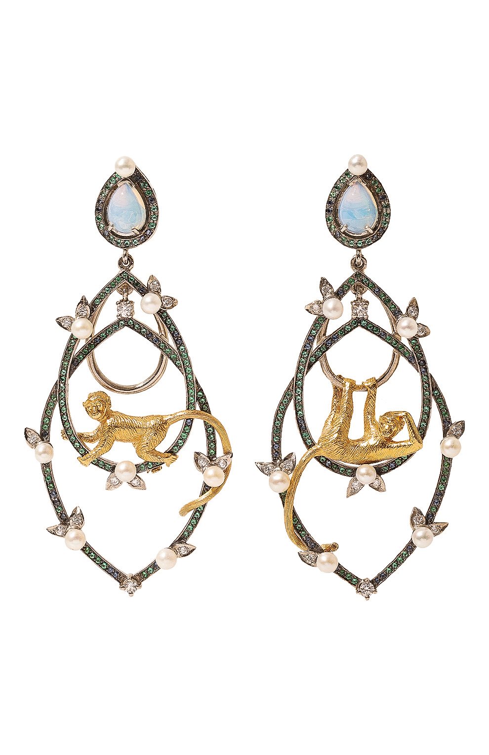 Серьги monkey jungle QUEENSBEE, арт. 201302, фото 1