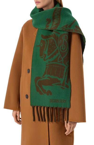 Шерстяной шарф BURBERRY, арт. 8117906, фото 2