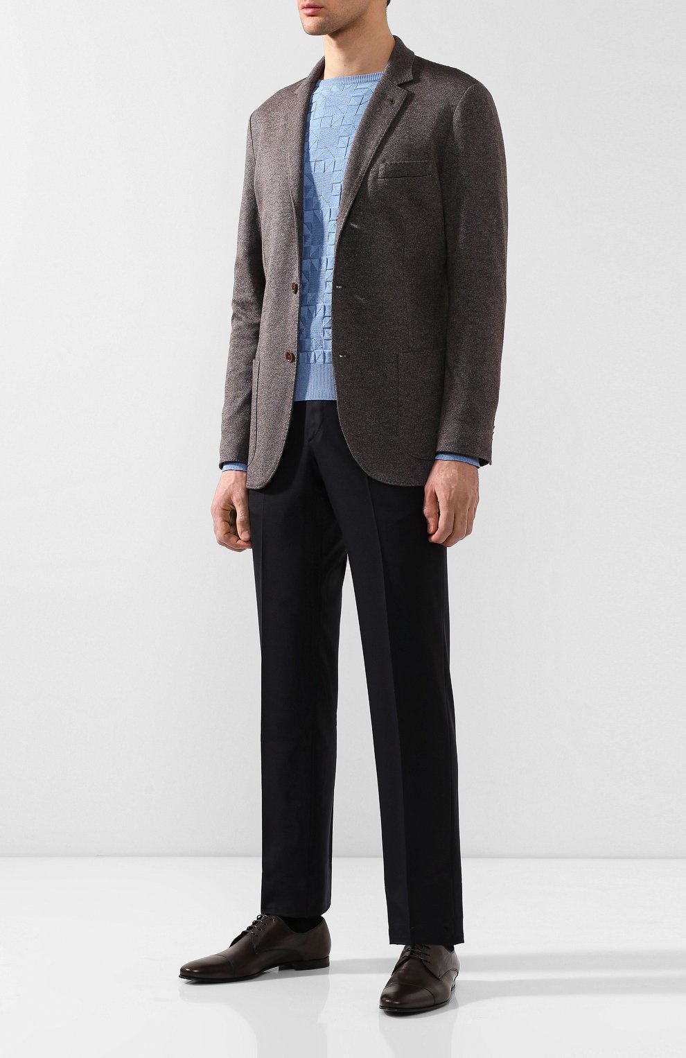 Хлопковый джемпер FIORONI, арт. M18210A1, фото 2