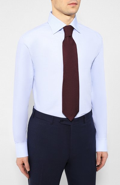 Хлопковая сорочка ZEGNA, арт. 701030/9RS0GS, фото 4