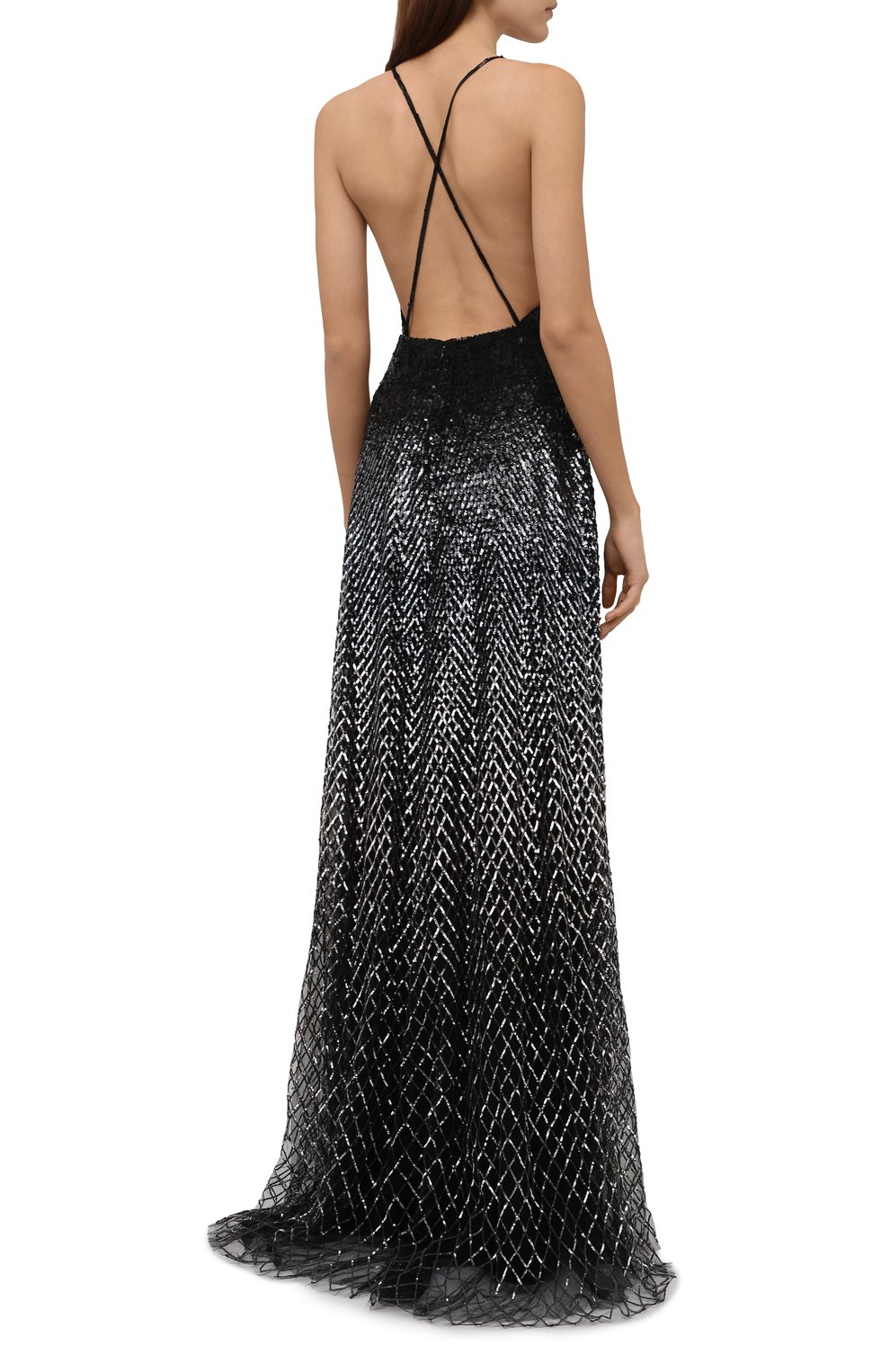 Платье с пайетками VALENTINO, арт. UB0VDB551ED, фото 4