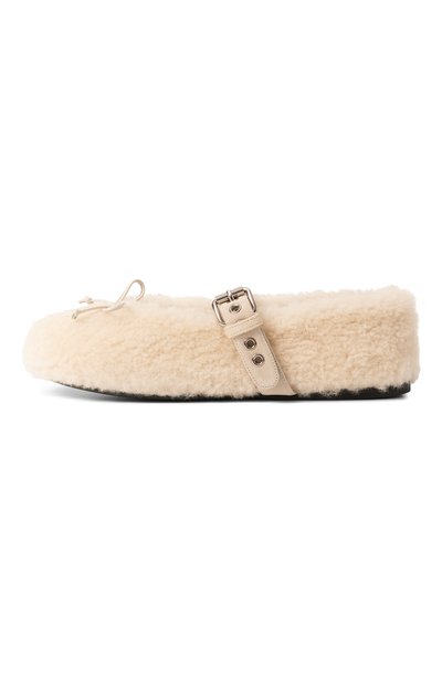 Балетки из овчины MIU MIU, арт. 5F272E/173, фото 4