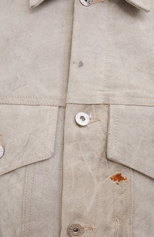 Джинсовая куртка Gallery Dept. Бежевый, фото 5