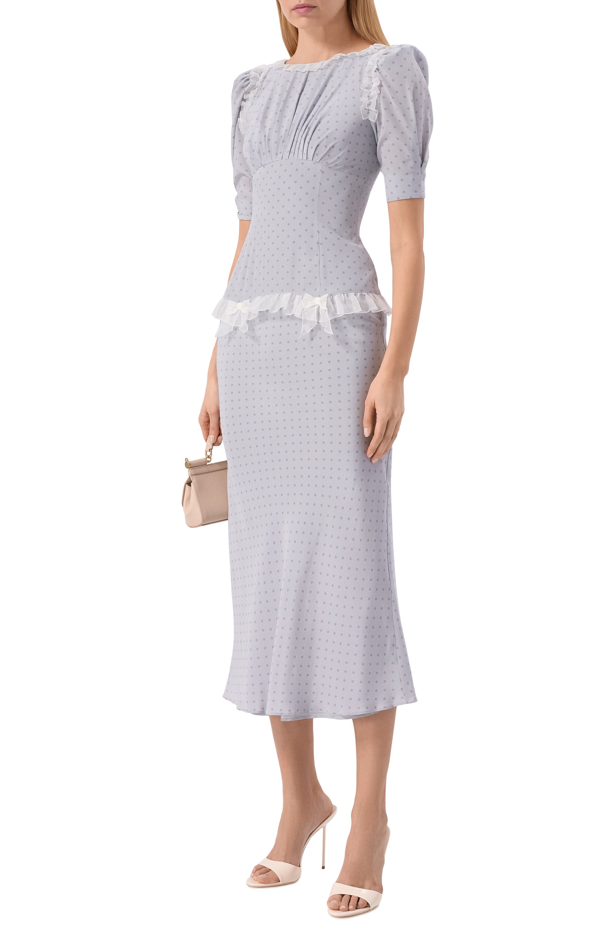 Шелковое платье ALESSANDRA RICH, арт. FABX4299/F4686, фото 2